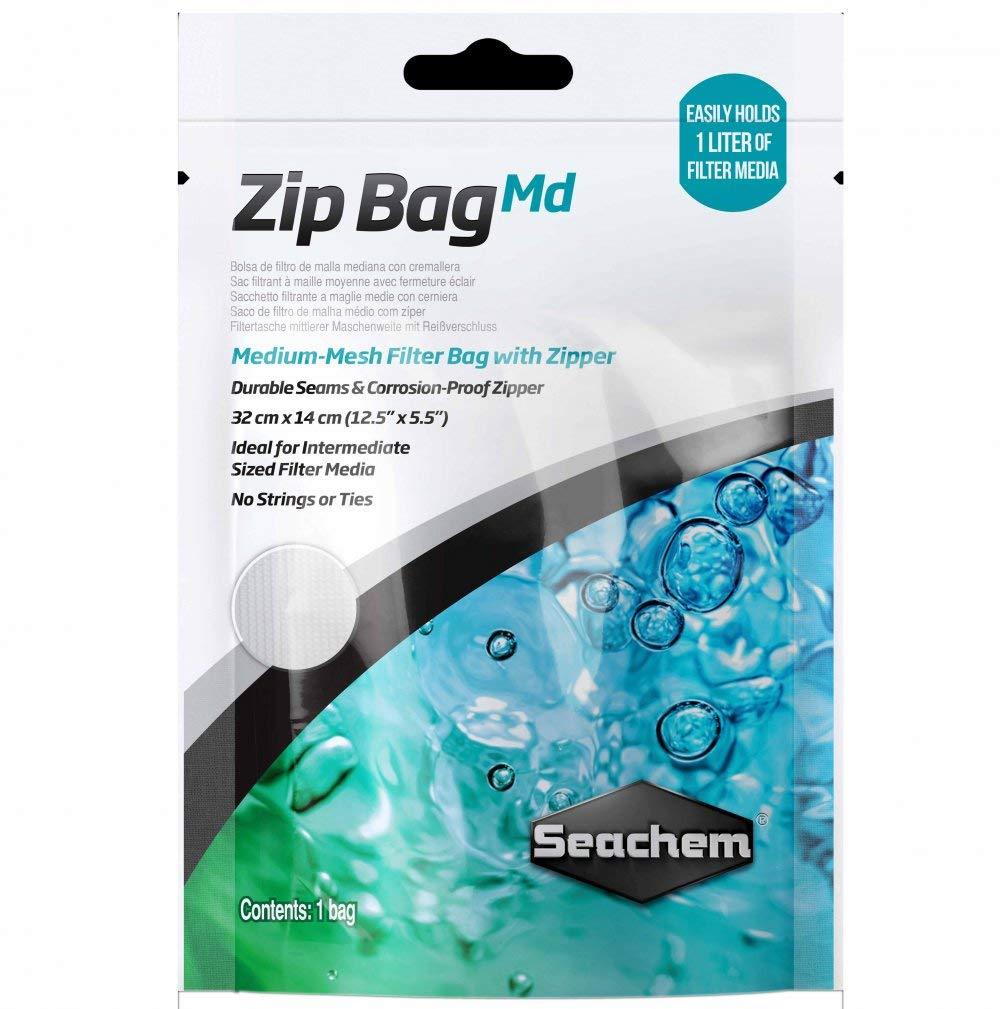[Australia] - Seachem Zip Media Bag Medium Mesh (12.5"x5.5") 