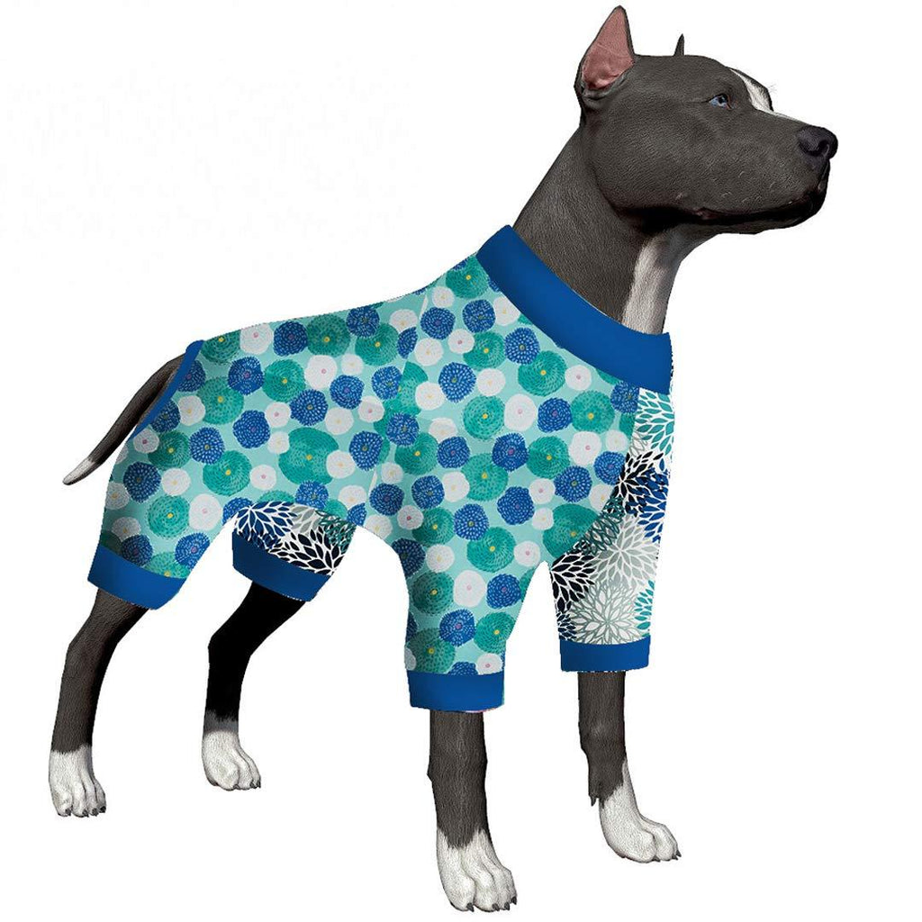 LovinPet Big Dog Pajamas/Abstract Geometric Prints Style for Large Dog Jamammies/Doberman Dog Pajamas, Lightweight Pullover Dog Pajamas, Full Coverage Dog pjs XL - PawsPlanet Australia