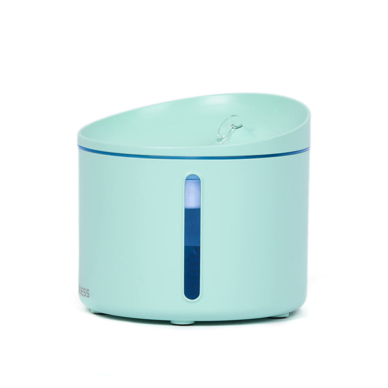 DOGNESS 1L Pet Water Fountain, Healthy and Hygienic Drinking Fountain Super Quiet Flower Automatic Electric Water Bowl for Dogs, Cats, Birds 1L green - PawsPlanet Australia