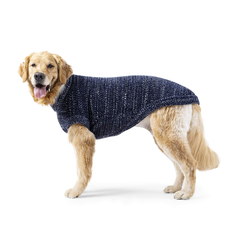 Canada Pooch | Soho Dog Sweater | Turtleneck Dog Pullover 26 (25-27" back length) Grey - PawsPlanet Australia