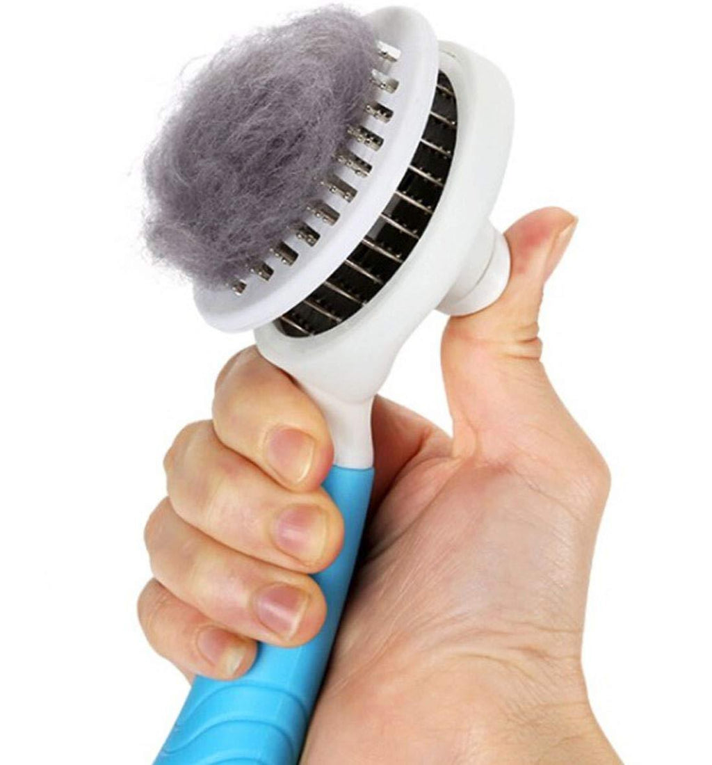 [Australia] - NemuyNeko Pet Dematting Comb Grooming Brush for Dogs and Cats Massage Shedding Tools for Removing Undercoat Knots, Mats & Tangled Hair 