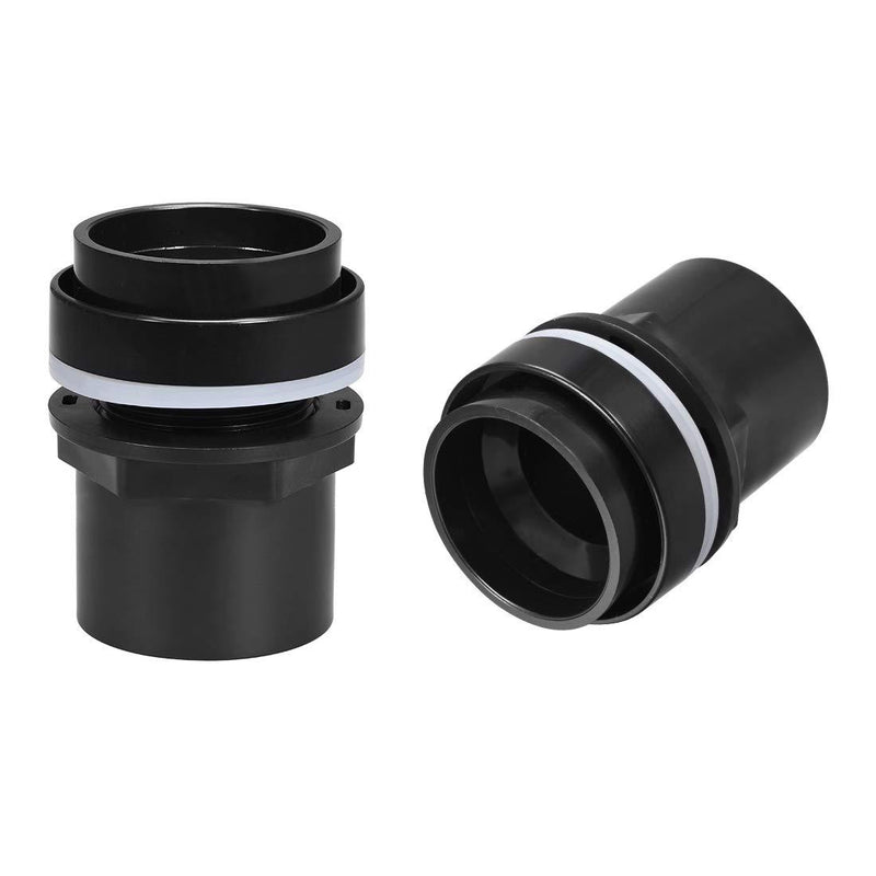 [Australia] - uxcell 1-1/2 ID PVC Aquarium Water Pipe Connector Joint Straight Tubes Hose Connector Fish Tanks Accessories 2pcs 