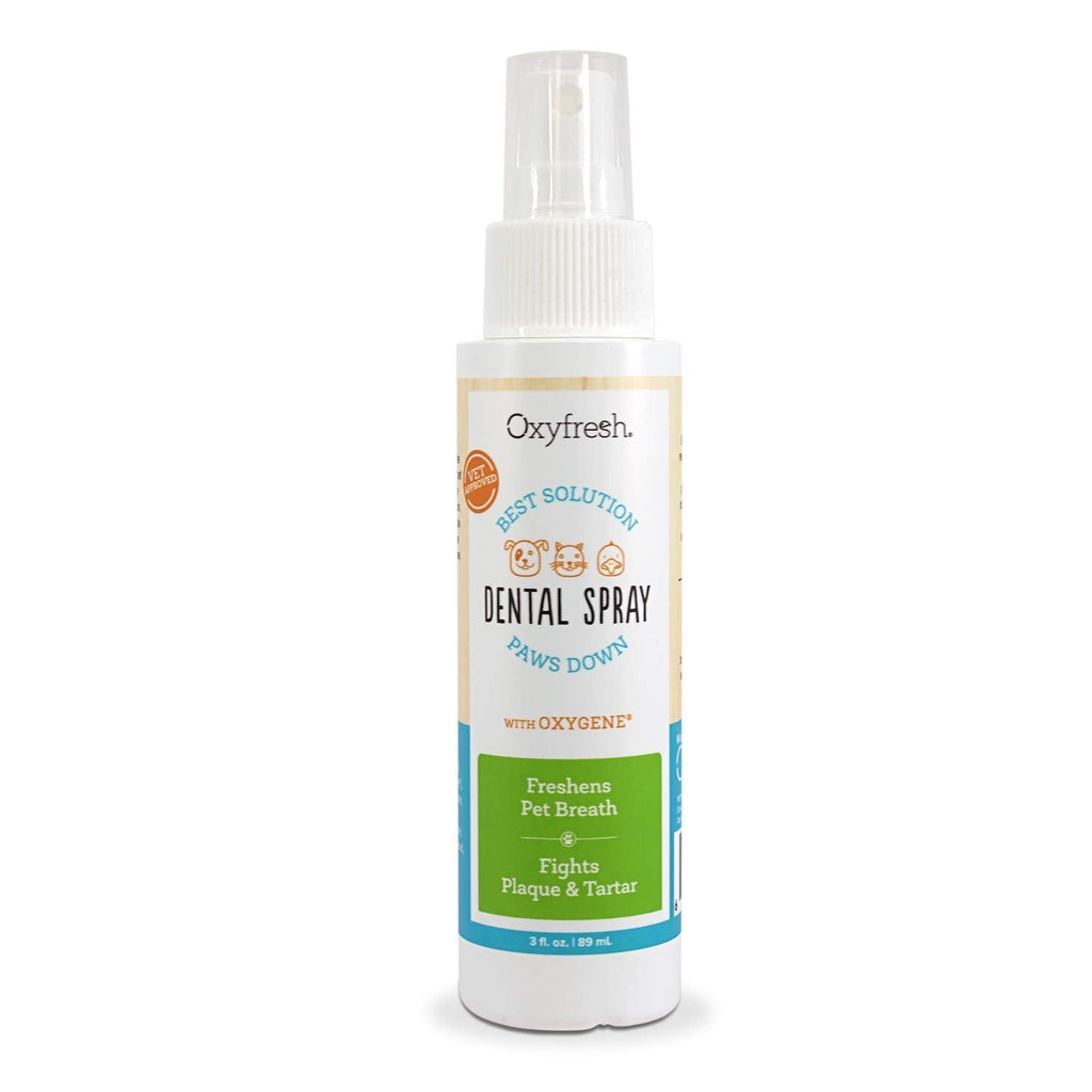 Oxyfresh Advanced Pet Dental Spray – Instant Pet Fresh Breath: Easiest No Brushing Pet Dental Solution for Dogs and Cats – Best Way to Fight Pet Plaque, Keep Teeth & Gums Healthy. 3oz. - PawsPlanet Australia