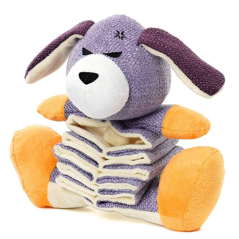 [Australia] - HIPIPET Dog Toys Plush Dog Toys Partial Stuffed Animal with Crinkle Paper Relieve Boredom for Large and Medium Dogs 