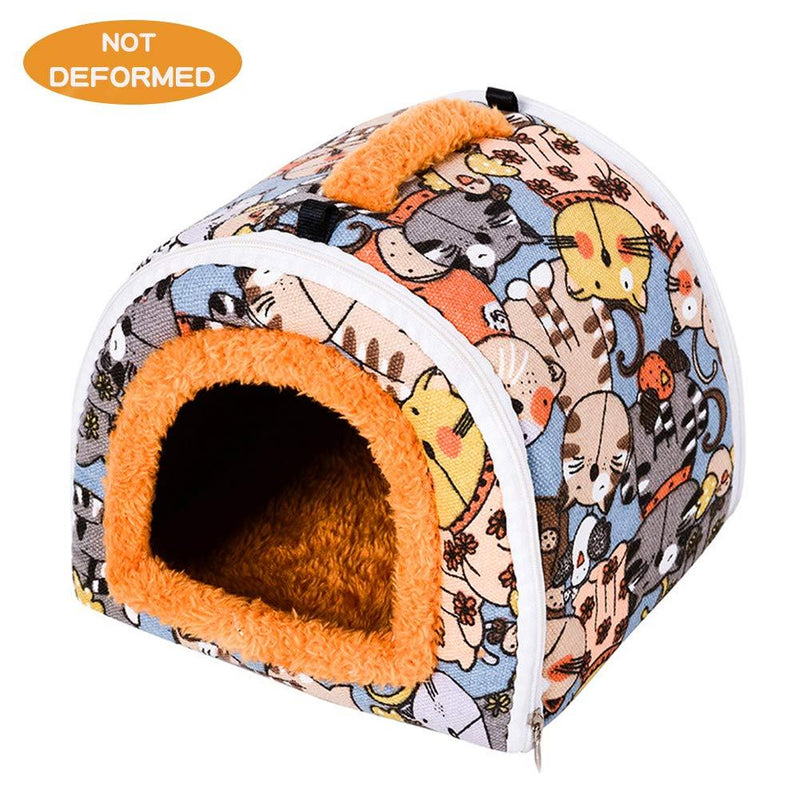 [Australia] - Guinea Pig bed Hamster Guinea Pig Hideout Guinea Pig Soft Warm House Cavy Cave for Guinea Pigs Chinchilla Washable Hamster Bedding 