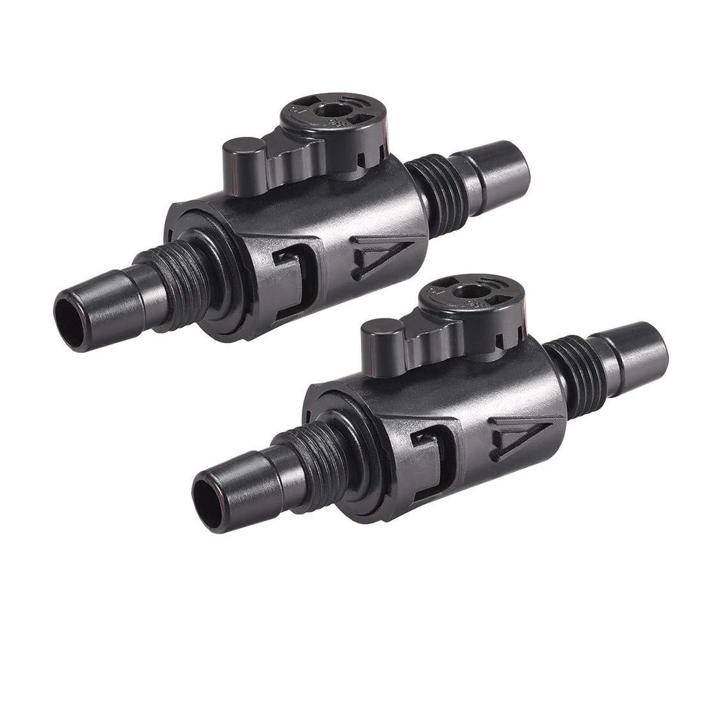 [Australia] - uxcell 12mm ID Aquarium Water Flow Control Valve Plastic Fish Tank Valve with Quick Release Handle Hose Pipe Connector 2pcs 