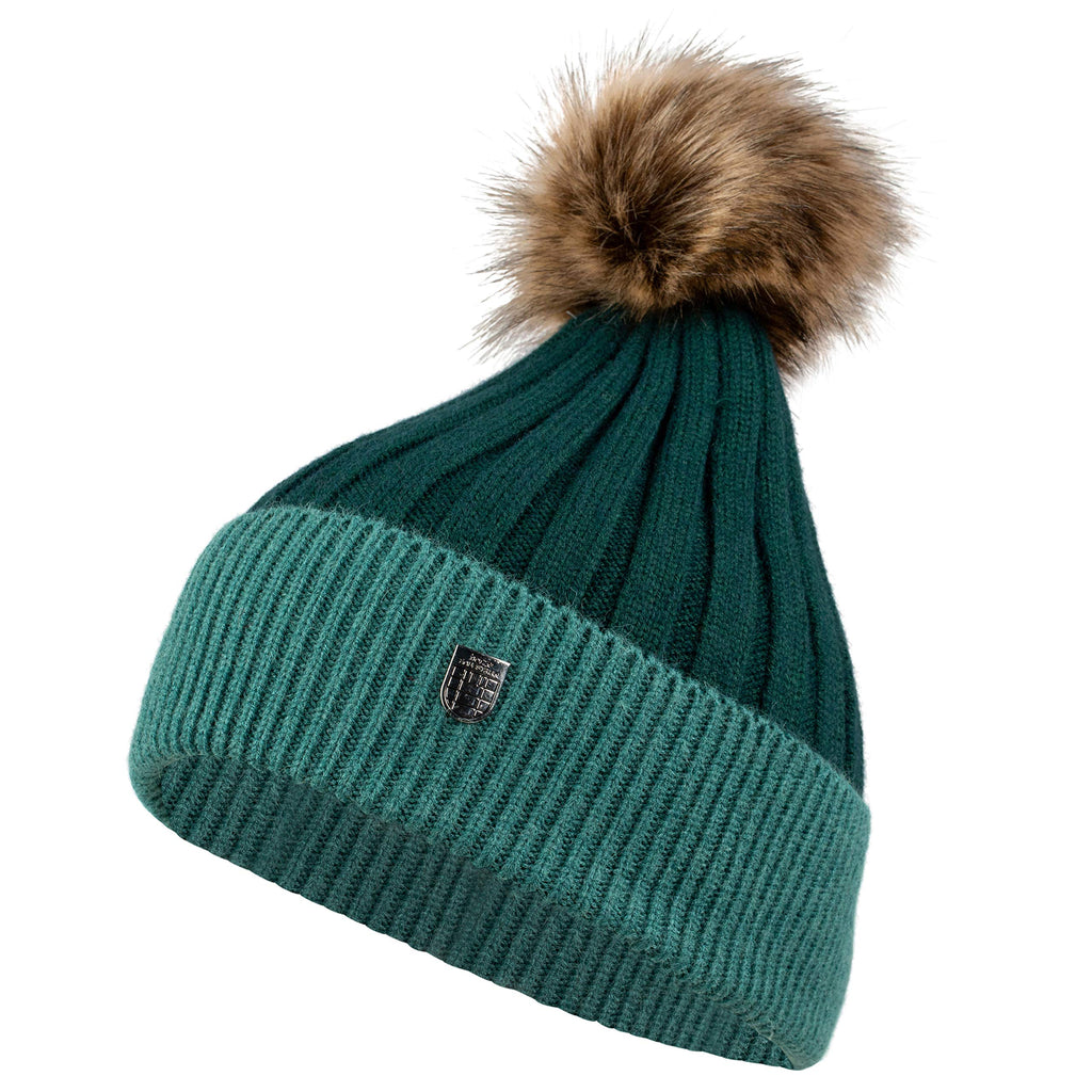 Horze Nanda Winter Hat Bistro Green/Sage Brush Green One Size - PawsPlanet Australia