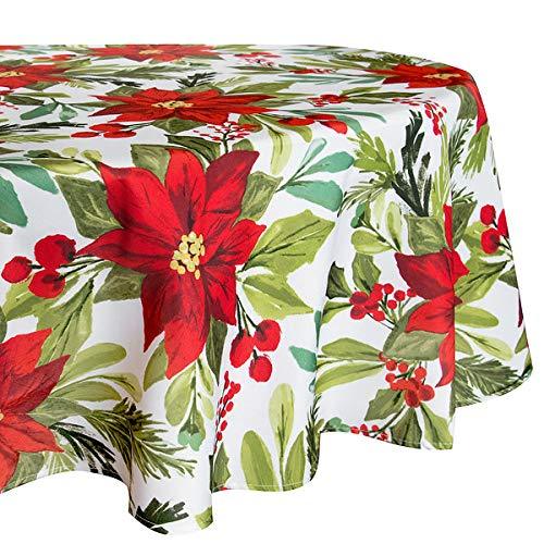 Tablecloth Round Tablecloths Red Table Cloth for Table Decorations, Table Settings Polyester 70 Inch Round - PawsPlanet Australia