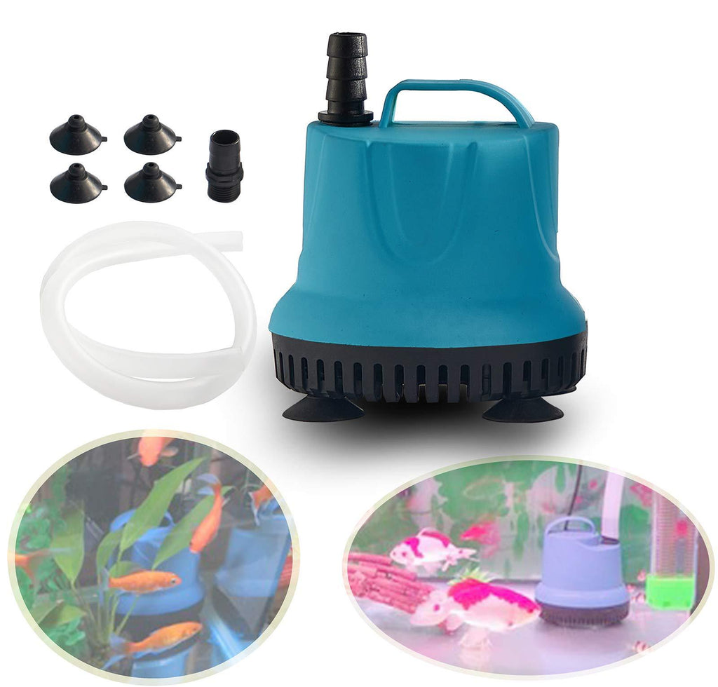 [Australia] - Tstkcom Submersible Water Pump,Ultra Quiet Fountain Circulation Water Pump with Handle for Pond, Aquarium, Fish Tank Fountain, Powerful Water Pump with 4.6ft (1.4M/1.9M) Power Cord. 160 