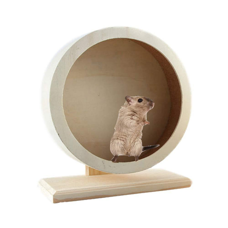 [Australia] - JEMPET Hamster Silent Running Exercise Wheels,Made of Wood Medium 