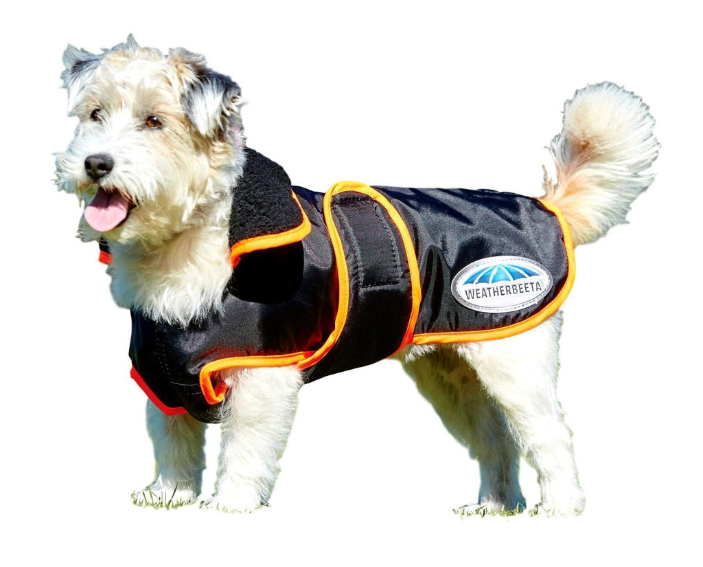 [Australia] - Weatherbeeta Windbreaker 420D Deluxe Dog Coat 16 Iron/Flame 