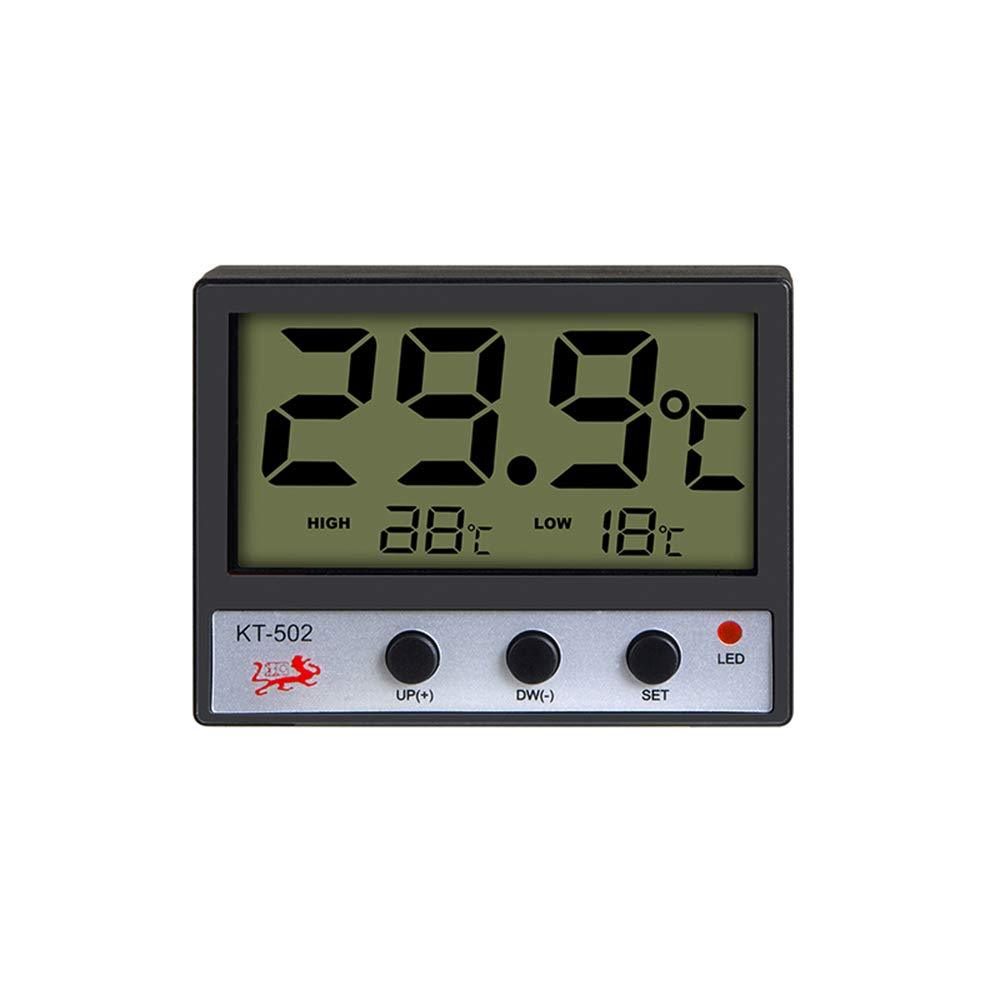 Aquarium Thermometer Digital Fish Tank Thermometer with Large LCD Display Stick-on Tank Monitor Water Terrarium Temperature with Hi Lo Alarm No Messy Wires in Your Saltwater Freshwater and Reef Aquar - PawsPlanet Australia