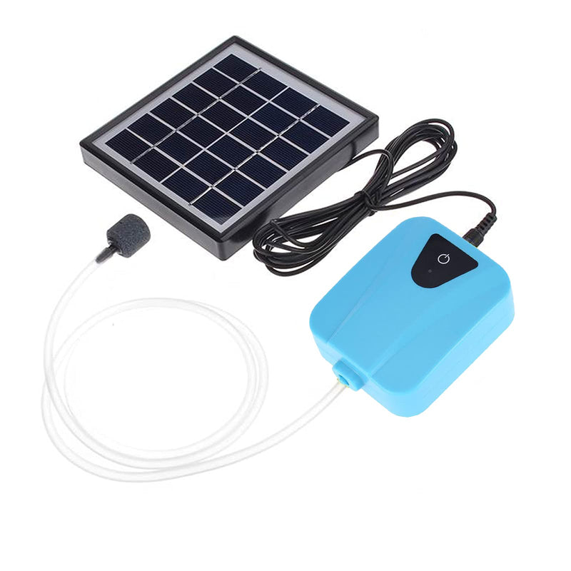 Adeeing Solar Powered Oxygen Air Pump for Aquarium Fish Tank Water Oxygenator Pond Aerator Airpump - PawsPlanet Australia