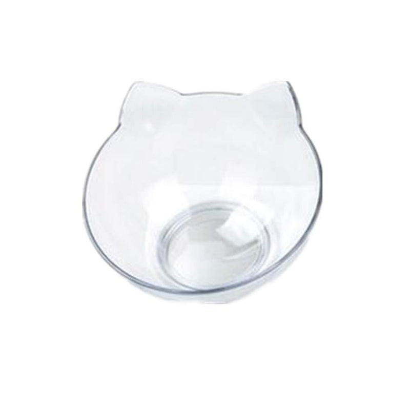 [Australia] - Aqueous Cat Elevated Bowl,Pet Feeding Bowl | Raised The Bottom for Cats and Small Dogs ，Cute Cat Face Double Bowl (Accessory) 