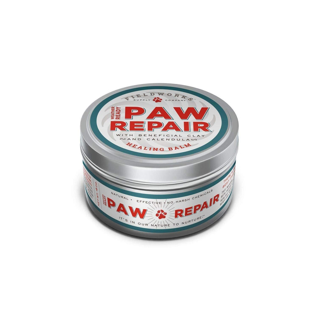 [Australia] - Fieldworks Supply Company 100% Natural and Organic Vet Formulated Paw Repair and Protection Balm. Heals, Soothes and Helps with Cracked and Dry Paws. Great for Noses. from Makers of Moosh. 4oz 