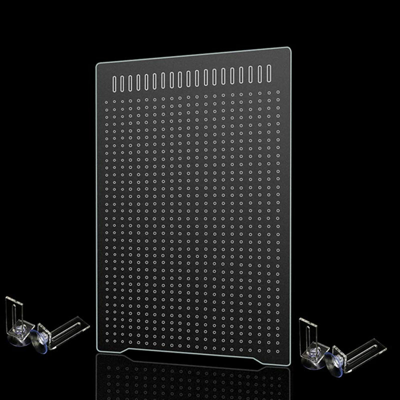 DIY Designed Clear Easy to Bent Cut and Assemble for Most Fish Tanks (Suction Cups are Included) 11.8*11.8 inch - PawsPlanet Australia