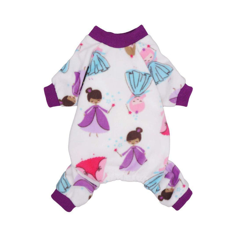 [Australia] - Fitwarm Fairy Pet Clothes for Dog Pajamas Onesies Cat Outfits Jumpsuits Fleece Purple XXL 