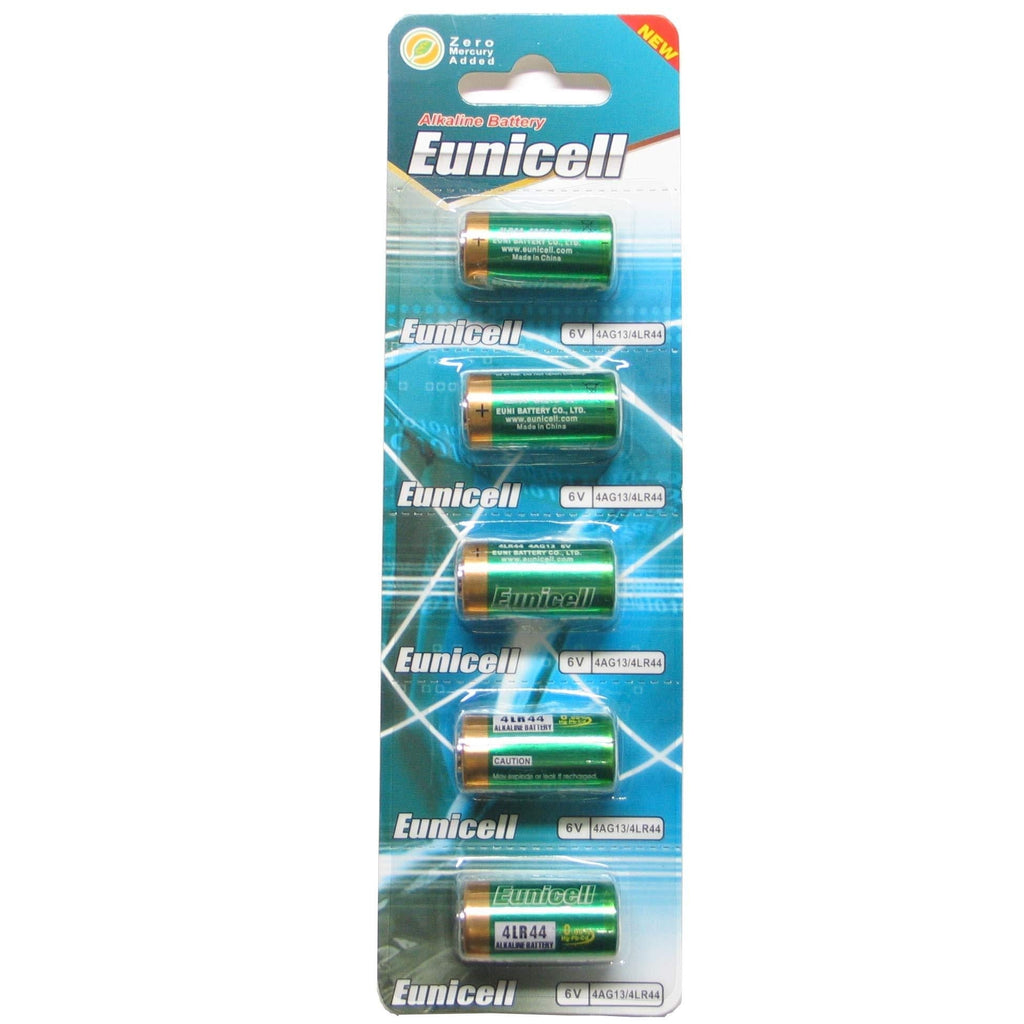 [Australia] - 5 Eunicell 4LR44 / 4AG13 / 476A / PX28A / A544 / K28A / L1325 Dog Collar 6V Battery Long Shelf Life (Expire Date Marked) 