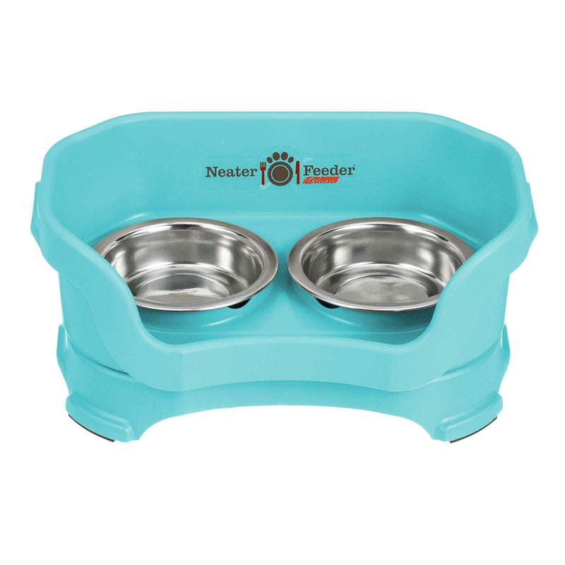 Neater Pet Brands - Neater Feeder Deluxe Dog and Cat Variations and Colors Small Aquamarine - PawsPlanet Australia