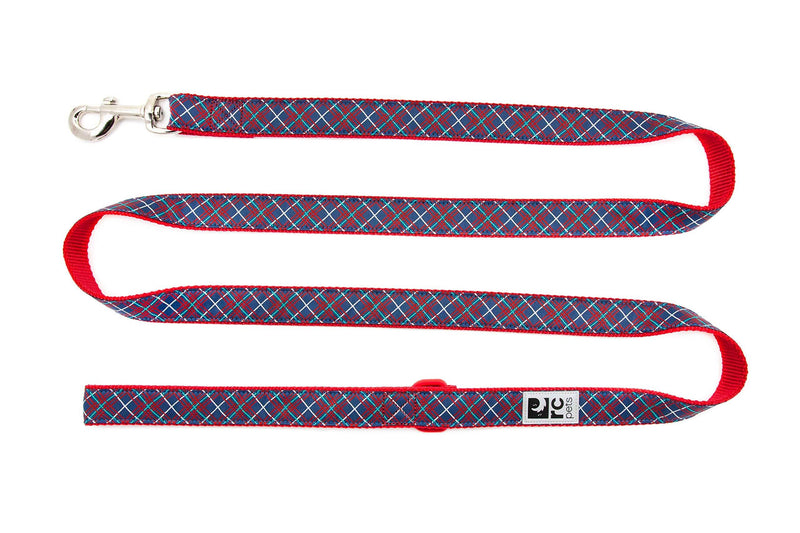 [Australia] - RC Pets 3/4" x 6 ft Dog Leash, Navy Tartan 