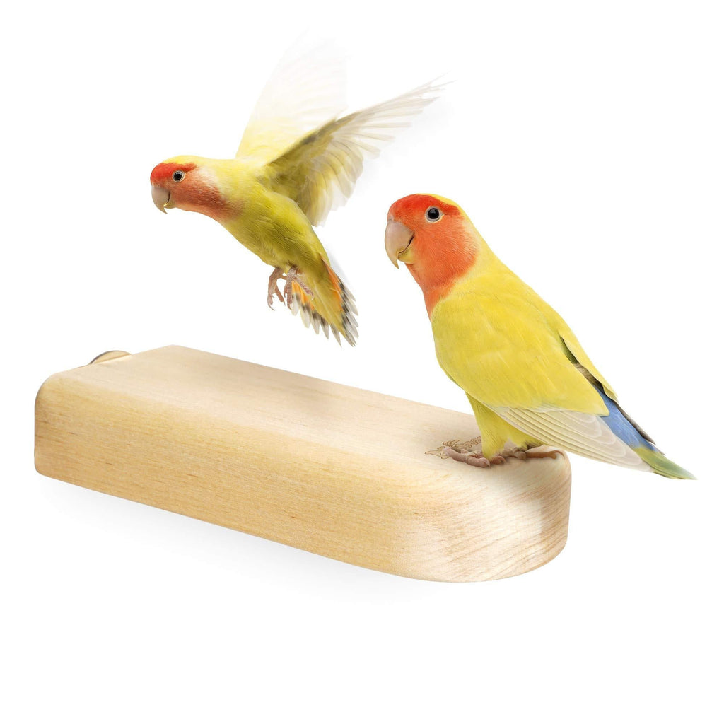 [Australia] - Niteangel Birchwood Bird Perch Stands for Parrot Conures Cockatiels Parakeet - Wooden Birdcage Entertainment Platform Toys 