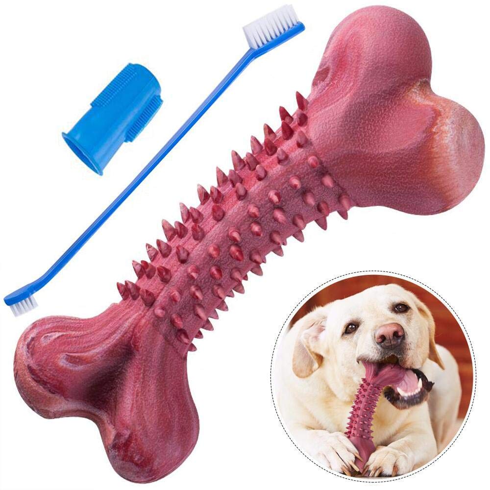 [Australia] - Dog Chew Toys, Dog Toy for Aggressive Chewers Aggressive Dog Toys，Dog Toothbrush Stick Toothbrush Chew Toy Perfect for Playing, Throwing, Chasing, Biting, Cleaning & Training Teething 
