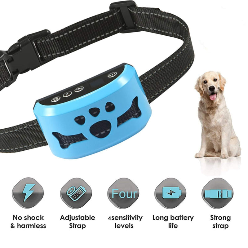 [Australia] - Dog Bark Collar - Stop Dogs Barking Fast! Safe Anti Barking Devices Training Control Collars, Small, Medium and Large Pets Deterrent 