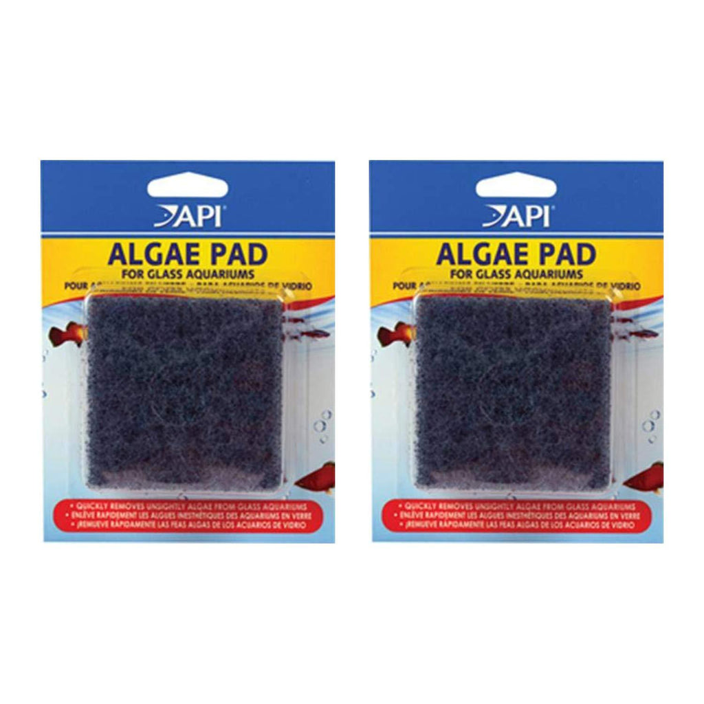 API Algae SCRAPERS and Hand HELD Pads for Acrylic Aquariums 2 PACK Pad,Aquarium Accessories - PawsPlanet Australia