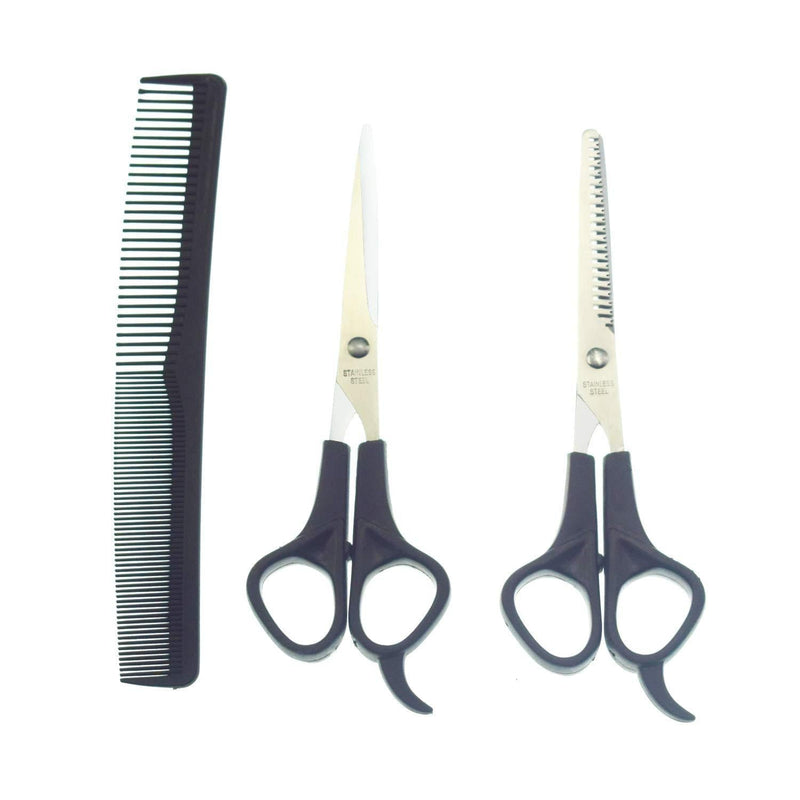 [Australia] - Yutoner 3 Pack Dog Grooming Scissors Perfect Stainless Steel Grooming Scissors Thinning Cutting Shears with Pet Grooming Comb for Dogs and Cats 