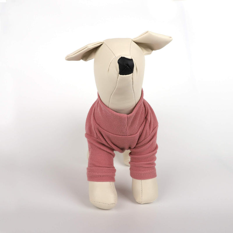 [Australia] - BlossomPet Soft Warm Pullover Fleece Vest Winter Sweater Tshirt for Small Medium Puppy Dogs (M, Baby Pink) 