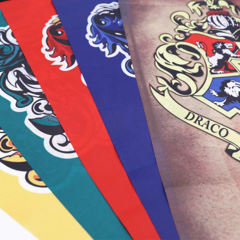 Harry Potter Hogwarts House Banner - 38" x 25" Boys Girls Birthday Party Decoration Gifts - Gryffindor, Slytherin, Hufflepuff, Ravenclaw Flag Banners (5 Piece Set) - PawsPlanet Australia