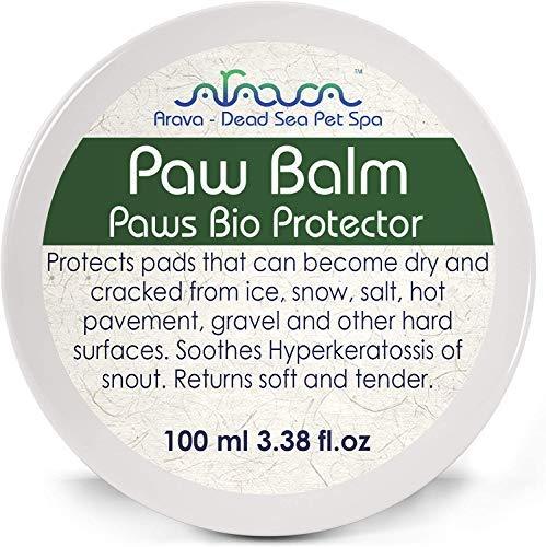 Arava Natural Paw Nose Balm Protector - for Dogs & Cats – Big Pack 3.38 oz - Soother - Relief for Dry Cracked Irritated Paws - Hot Spots Treatment - Healing Moisturizing Wax Cream for Pads - PawsPlanet Australia