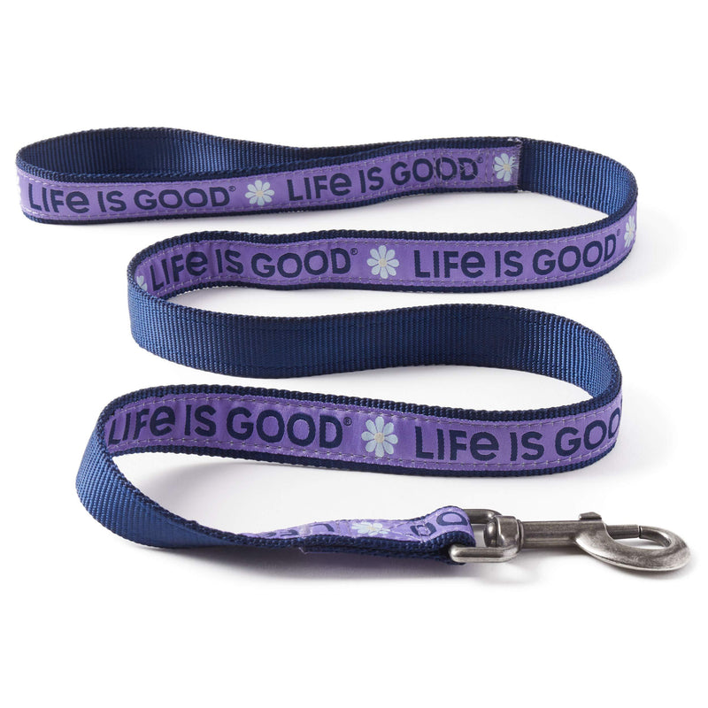 [Australia] - Life is Good Unisex-Adult Dog Leash Moonstone Purple 4' 