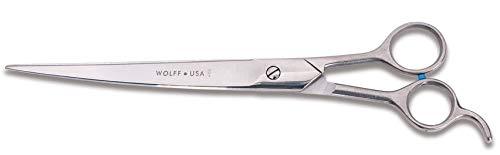 [Australia] - Wolff Grooming Shears - 9.0 to 10.0, Choose Straight, Curved, Bent Shank, Filipino Style 10.0 Curved 