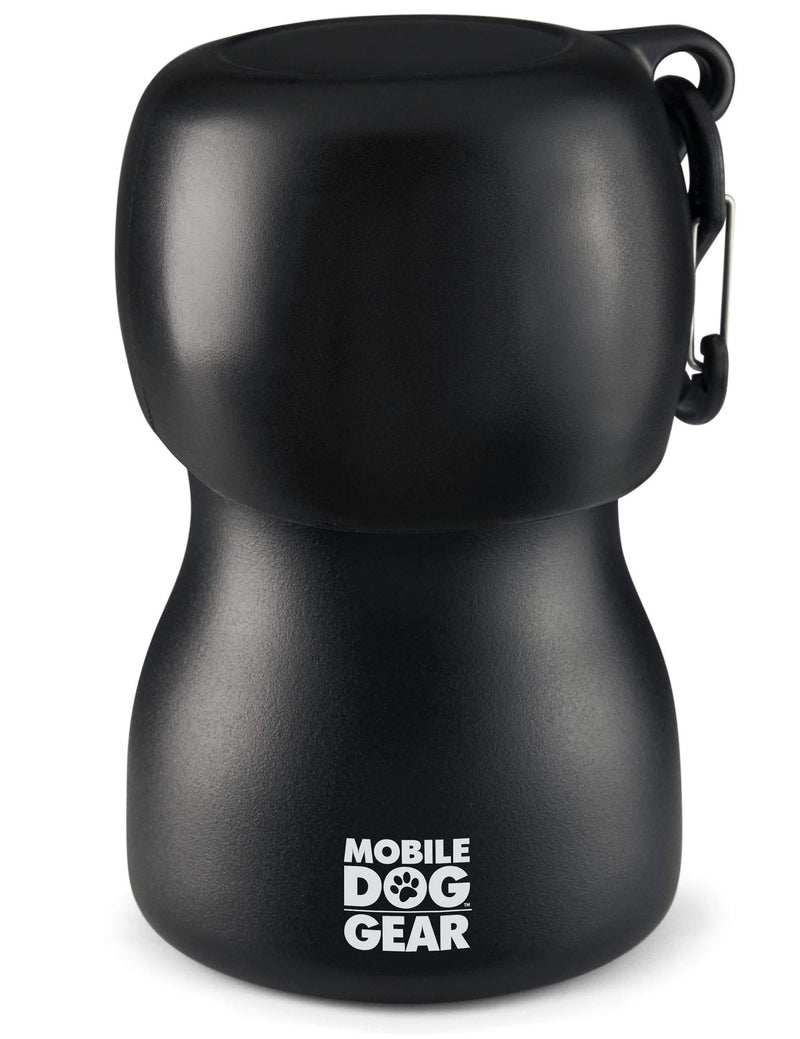 [Australia] - Mobile Dog Gear, Stainless Steel Dog Water Bottles for Small Dogs, to Choose from Single Black 