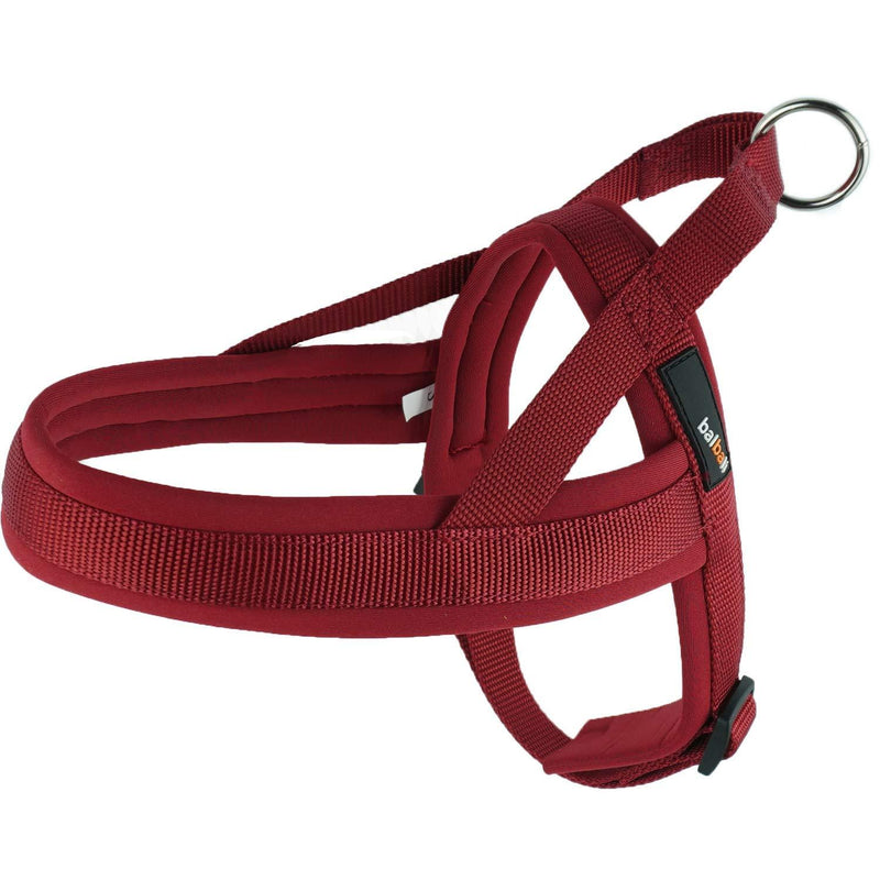 [Australia] - balbali Easy On and Off Dog Harness Gentle Lead Easy Control Dog Vest Harness with Padded Handle Adjustable Breathable Materials for Easy Walk with Large Small Dogs S Red 