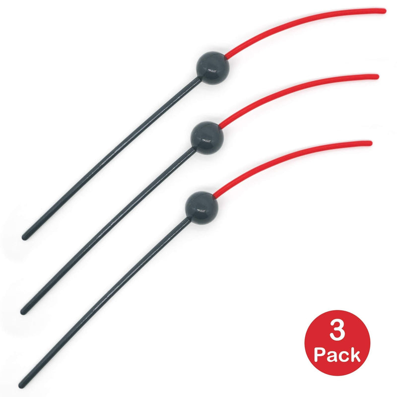 [Australia] - Aelop Replacement Wands for Cat's Meow Motorized Cat Toy, Electronic Motion Cat Toys Mouse Tail Refills, Pack of 3 