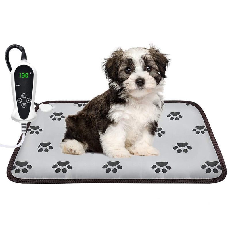 [Australia] - AILEEPET Pet Heating Pad Large, Dog Cat Heating Pad Indoor Auto Power Off Warming Mat M:23X17 IN 