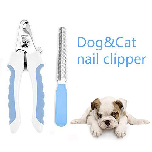 [Australia] - ABC-PET Professional Pet Nail Clippers for Cats and Dogs,Safety,Easy to use-B blue-white 