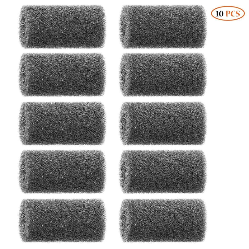 [Australia] - Golden Pearl 10 Pieces Black Pre-Filter Sponge Foam Roll Accessories for Aquarium Fish Tank 