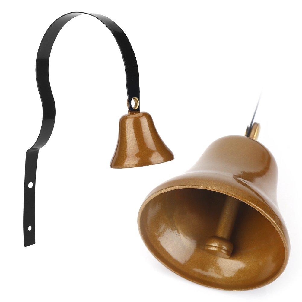 [Australia] - Antique Shopkeepers Bell, Wall Mounted Metal Door Bell Great for Home Decoration/Garden Ornament/Dog Training 
