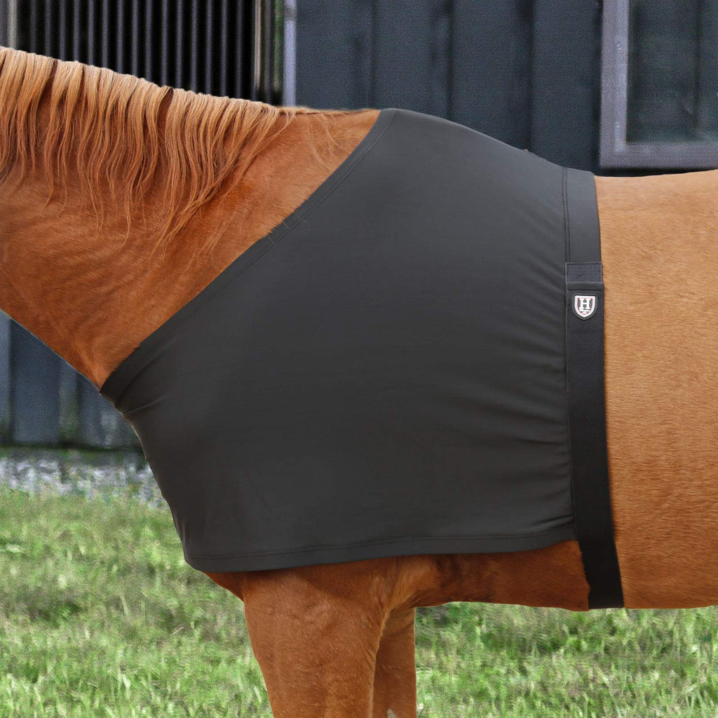 Harrison Howard Stretch Vest Anti Rub Bib Wither Shoulder Guard Horse Chest Saver Protector Full Size Black - PawsPlanet Australia