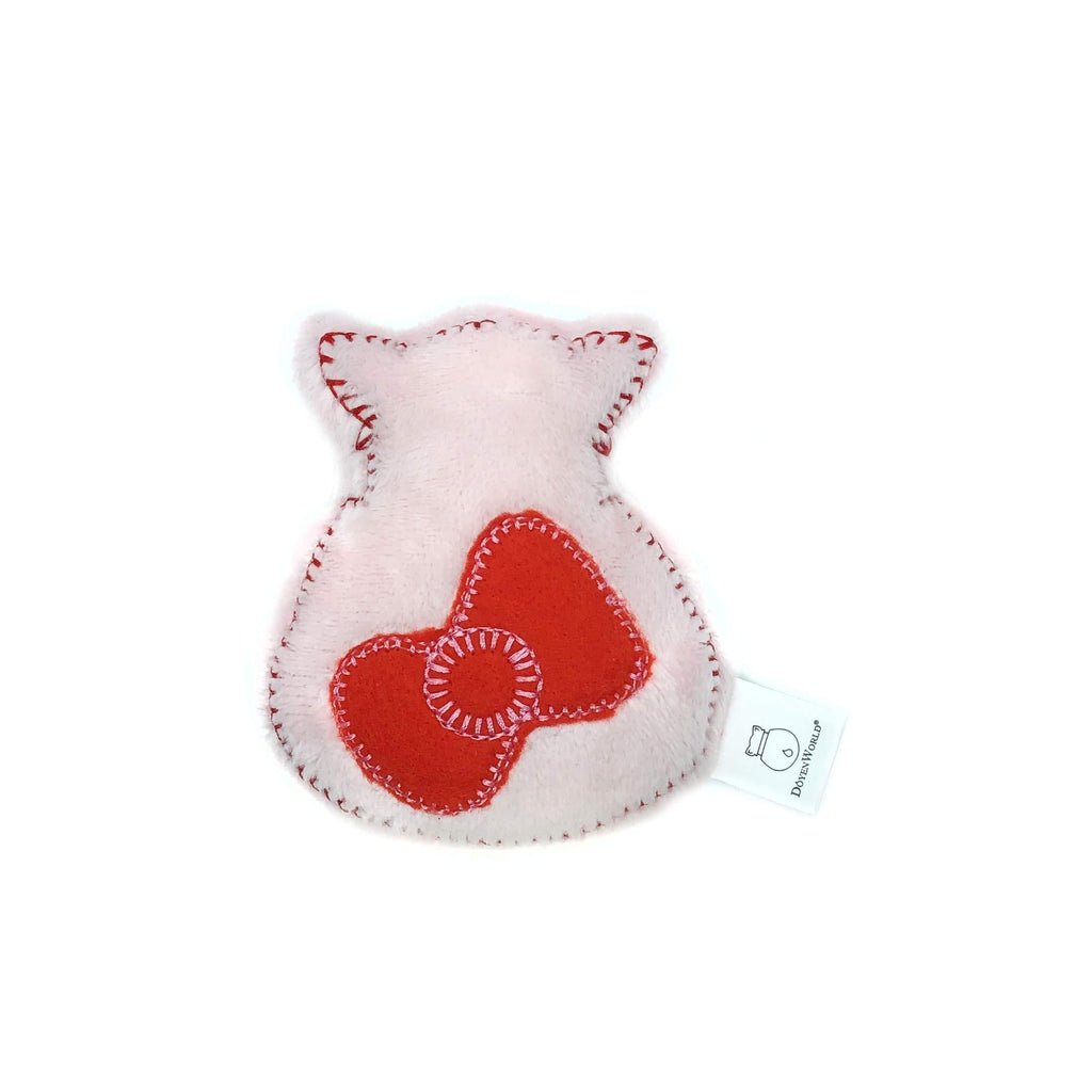 [Australia] - DoyenCat Catnip Doyen Shape Cat Toy with Cute Funny Shapes Cupcake Heart Donut Goldfish Clover Bowtie Pink Bow 