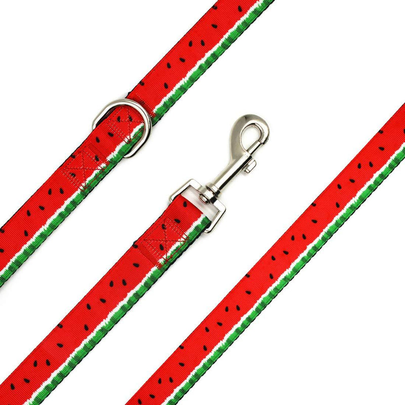 [Australia] - waaag Dog Leash Cat Leash, Tropical Summer Watermelon Dog Leash for Small, Medium and Large Dogs (Medium) 3/4 in. x 5ft 