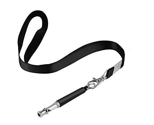 [Australia] - CHENIB Dog Whistle to Stop Barking - Barking Control Ultrasonic Patrol Sound Repellent Repeller - Adjustable Pitch in Black Color Free Premium Quality Lanyard Strap 