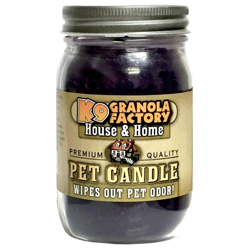 [Australia] - K9 Granola Factory Spring Lilac Pet Odor Eliminator Candle, 16 Ounces, 100 Hour Burn Time, Made in The USA 