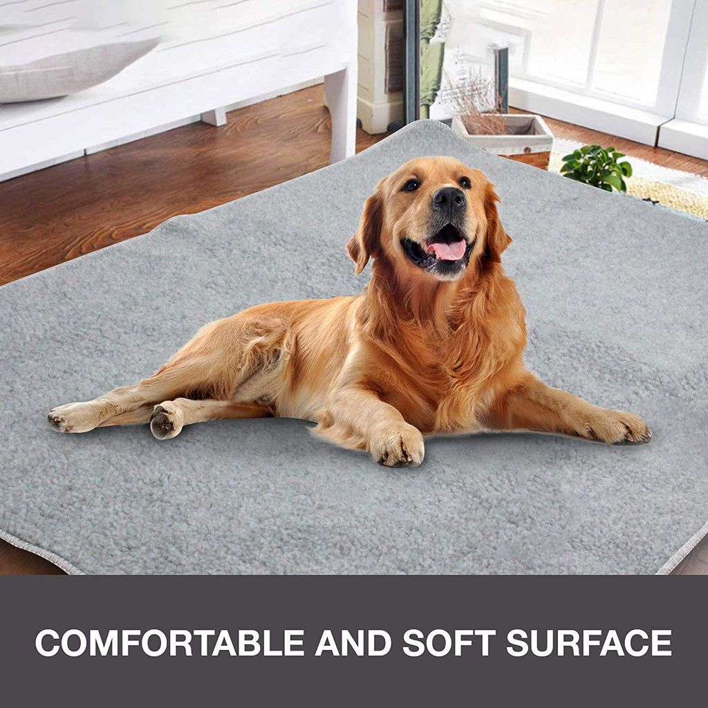 [Australia] - Dog Trunk Fleece Mat Pet Reusable Kennel Pad & Bed Mat for Dog Cat Waterproof Kennel Pad Pet Furniture Protection Pad - 29.5 in x 19.7 in 