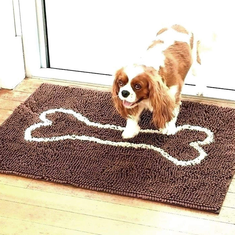 [Australia] - 31" x 21" Microfiber Dog Doormat Floor Mat- Absorbent Pet Door Mat,Ultra Absorbent Microfiber Dog Door Mat, Durable, Quick Drying, Washable 