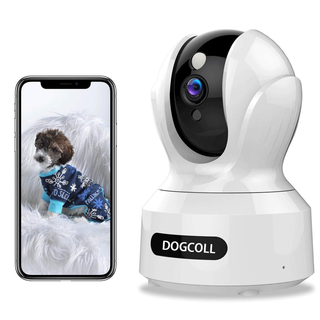 [New 2020]DOGCOOL FHD Pet Camera Dog Camera 360° WIFI Pet Monitor Indoor Home Cat Cam with Alexa,Sound Detection, Motion Tracking and Alert, Two-Way Audio,Pan/Tilt/Zoom Baby Monitor with Night Vision - PawsPlanet Australia