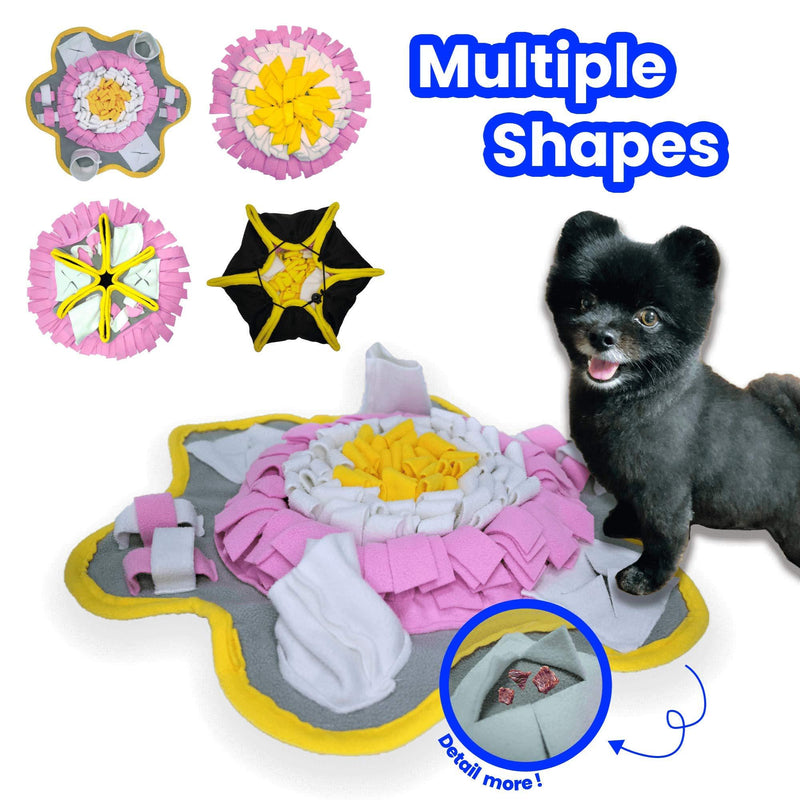 [Australia] - PYOGO Snuffle Mat for Dog - Indoor Activity for Boredom - Slow Feeding Food Bowl - Encourage Foraging Skill - Interactive Training Puzzle Toy - Washable Durable 